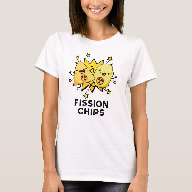 T-shirt Fission Chips drôle Physique jeu alimentaire (Devant)