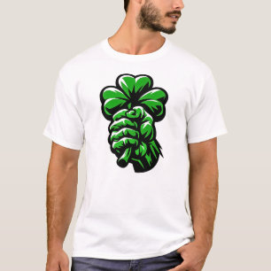T-shirt Fist Shamrock Fierté Irlandaise St Patrick