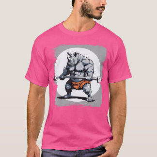 T-shirt Fitness Bodybuilding Rhino Gym