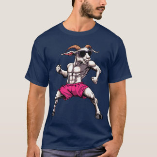T-shirt fitness chèvre