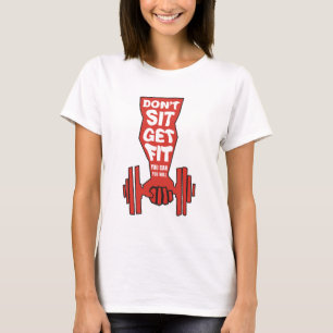 T-shirt fitness   Exercice Chemises de motivation