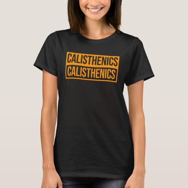 T-shirt Fitness Instructor Workout Gym Calisthenics (Devant)