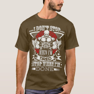 T-shirt Fitness Motivational Gymnase entraînement Corps de