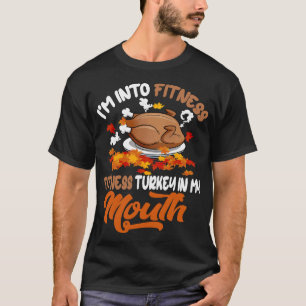T-shirt Fitness Mouth Funny Turquie Fitness Workout Thanks
