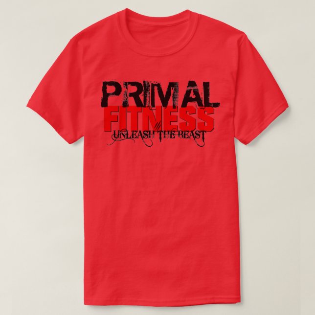 T-shirt Fitness primitive (Design devant)