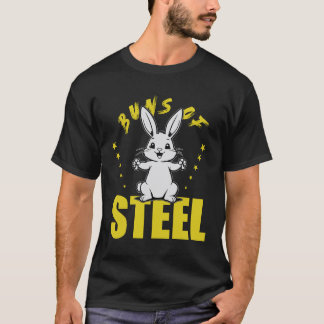 T-shirt Fitness Rabbit Lover Gym entraînement Funny Bun T-