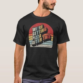 T-shirt Fitness Retro Nous recevons de la pizza après ce d