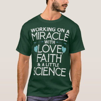 T-shirt FIV cool Pour Hommes Femmes Embryo Transfert Mirac