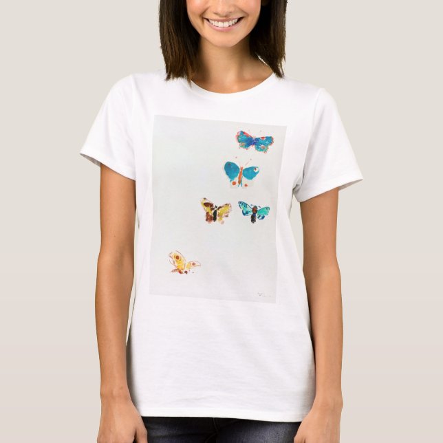 T-shirt Five Butterflies (Devant)
