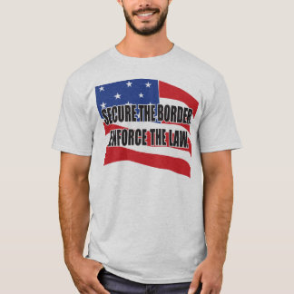 T-shirt Fixez la frontière