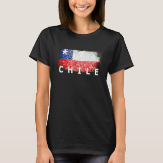 T-shirt Flag Chile Nationality State Origin