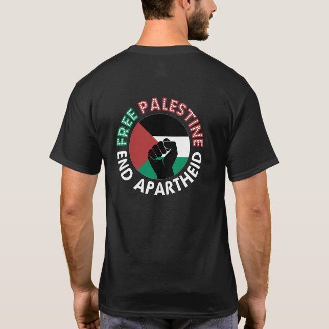 T-shirt Flag de la Palestine (Dos)