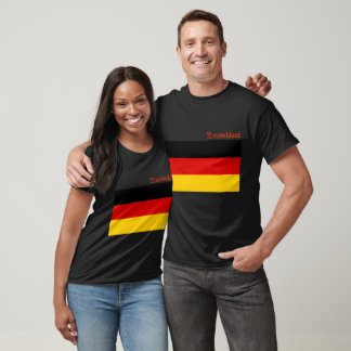 T-shirt Flag of Germany custom-cut 