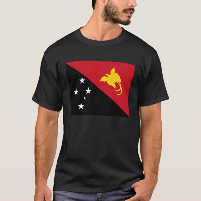 T-shirt Flag of Papua New Guinea (Devant)