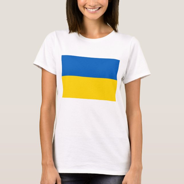 T-shirt Flag of Ukraine (Devant)