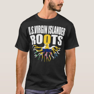 T-shirt Flagcastle US Virgin Islander Roots Flag Pride Gif