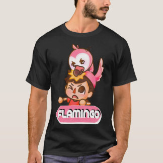 T-shirt Flam Flim Flamant rose mignonne