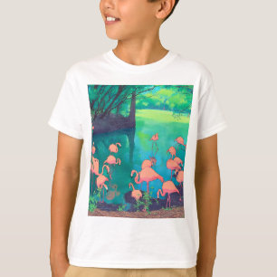 T-shirt Flamant des Caraïbes