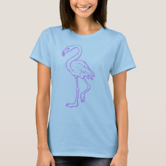 T-shirt flamant rose