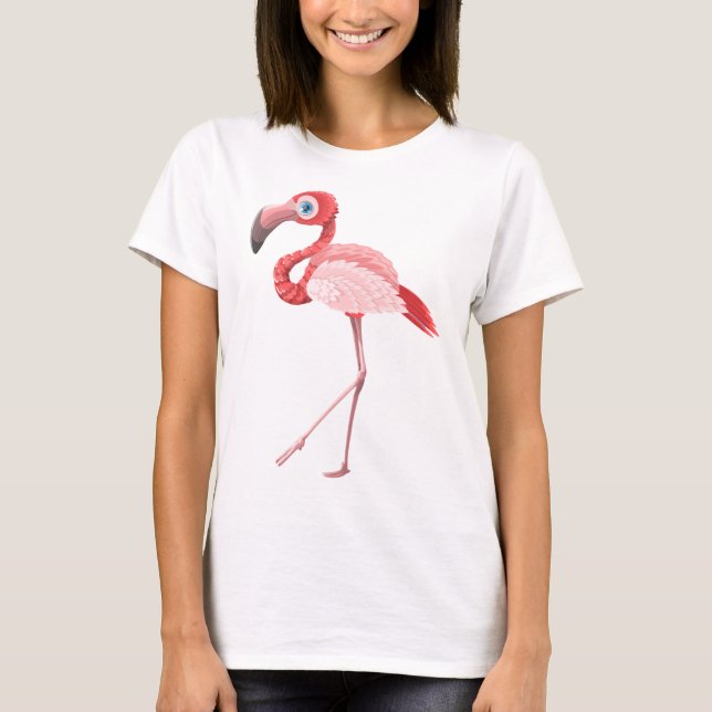 T-shirt Flamant rose (Devant)
