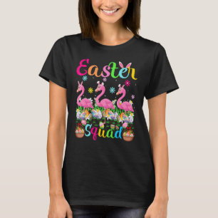 T-shirt Flamant rose Bunny Ear Easter Squad Flamant rose B