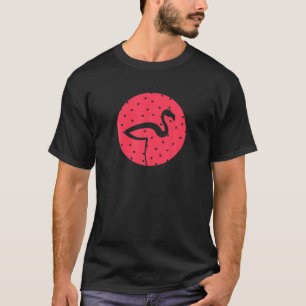 T-shirt Flamant rose Conçu Avec Graines De Pétanque
