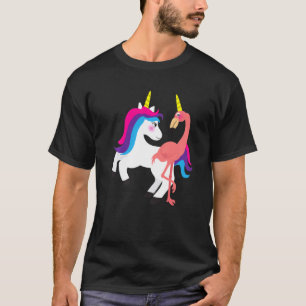 T-shirt Flamant rose cool Unicorn Animal Fun Kids