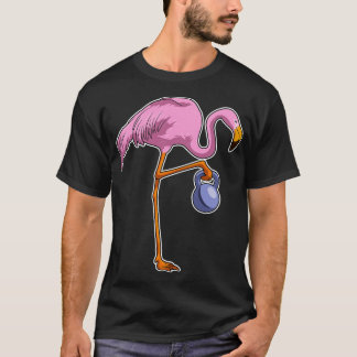 T-shirt Flamant rose Fitness Sports