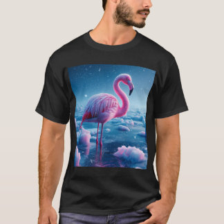 T-shirt Flamant rose majestueux dans Arctic Wonderland T-S