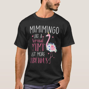 T-shirt Flamant rose Mimingo Comme Un Grand Mimi Normal Dr