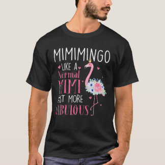 T-shirt Flamant rose Mimingo Comme Un Mimi Cadeaux Normal