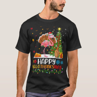 T-shirt Flamant rose Oiseau Amoureux Drôle Joyeux Flamant 