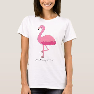 T-shirt Flamant rose personnalisé pour Flamant ros