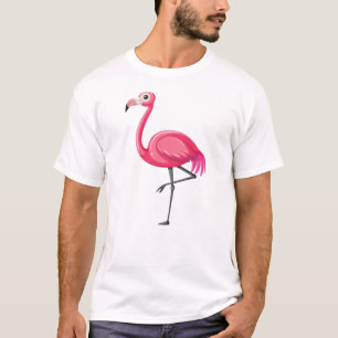 T-shirt Flamant rose rose Bird-89686