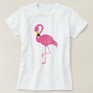 T-shirt Flamant rose rose chaud