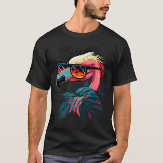 T-shirt Flamant rose trop Cool