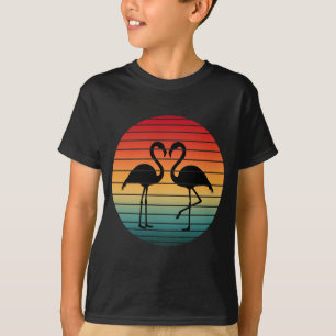 T-shirt flamant rose vintage
