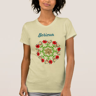 T-shirt Flamboyan de noix de coco de Boricua