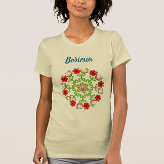 T-shirt Flamboyan de noix de coco de Boricua
