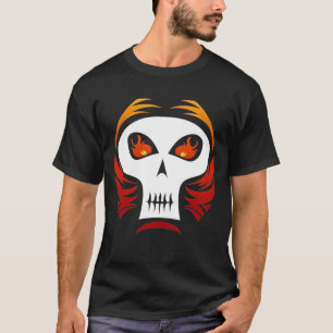 T-shirt flamboyant de crâne