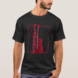 T-shirt Flamenco Espagnol Danse Guitare Espagne Flamenco