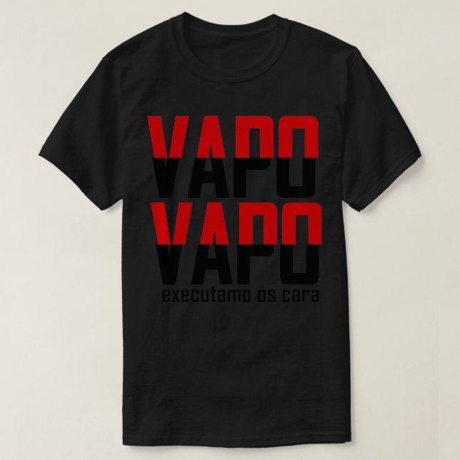 T-shirt Flamengo Soccer Camisa Flamengo Vapo Pullove (Design devant)