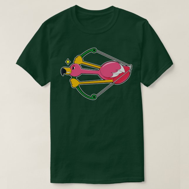 T-shirt Flamingo as Arrow (Design devant)
