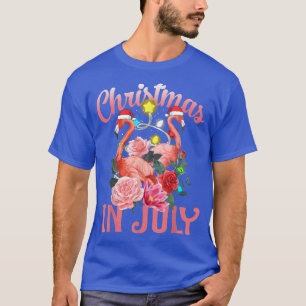 T-shirt Flamingo Au Père Noël En Juillet Flamingo 4