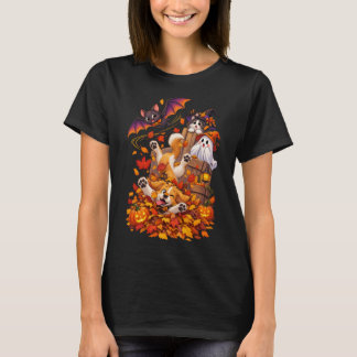 T-shirt Flamingo Chien Chat Bateau en Bois Océan Promenade