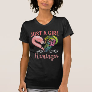 T-shirt Flamingo Juste une fille qui aime les flamants T-S