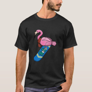 T-shirt Flamingo Snowboard Loisirs de sports d'hiver