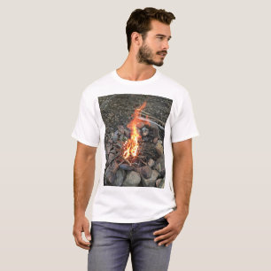 T-shirt Flamme de feu de camp