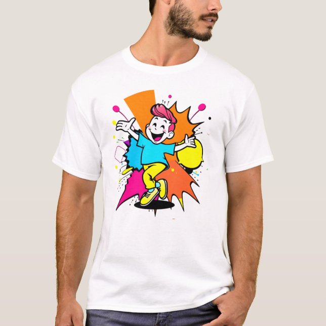 T-shirt Flamme de joie (Devant)