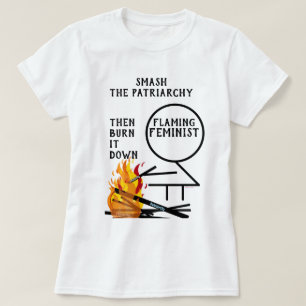 T-shirt Flamme féministe Smash le patriarcat RBG 9